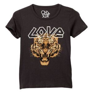 Chaser Love Tiger Graphic Short Sleeve Tee L NWT